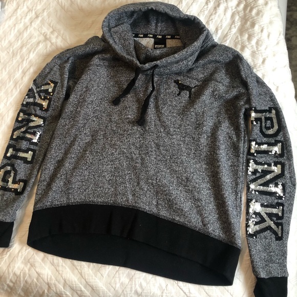 PINK Victoria's Secret Tops - Victoria’s Secret PINK Cowl Neck Pullover